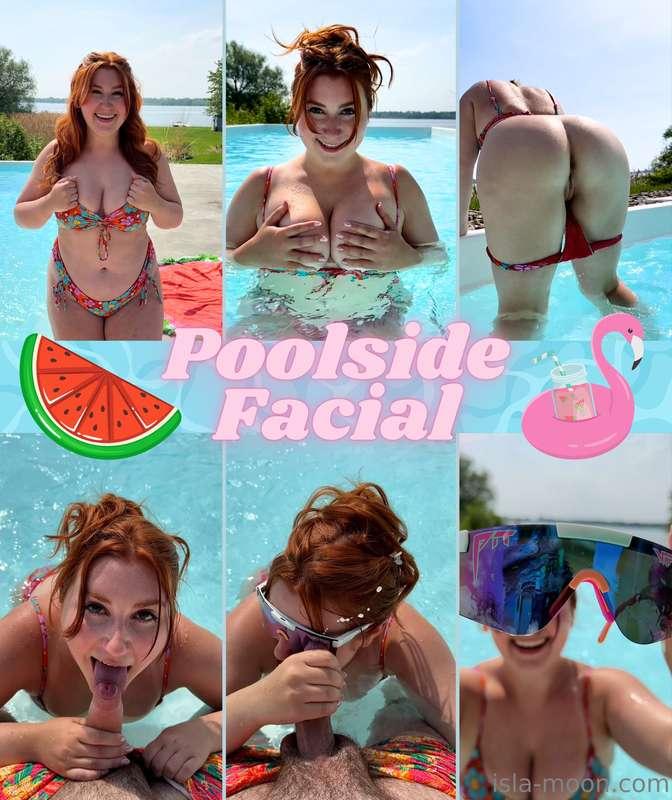 𝐏𝐨𝐨𝐥𝐬𝐢𝐝𝐞 𝐅𝐚𝐜𝐢𝐚𝐥 [𝟏𝟖:𝟏𝟔 𝐦𝐢𝐧𝐬] ***My biggest facial yet***  $1..
