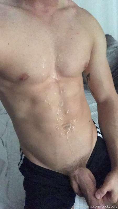 A sticky mess