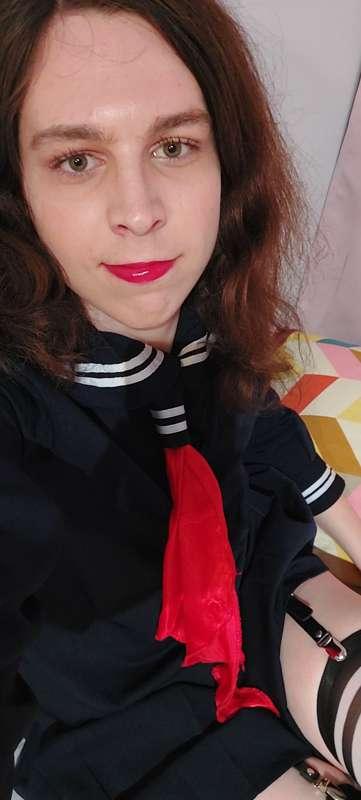How do you like my sailor suit?❤️❤️