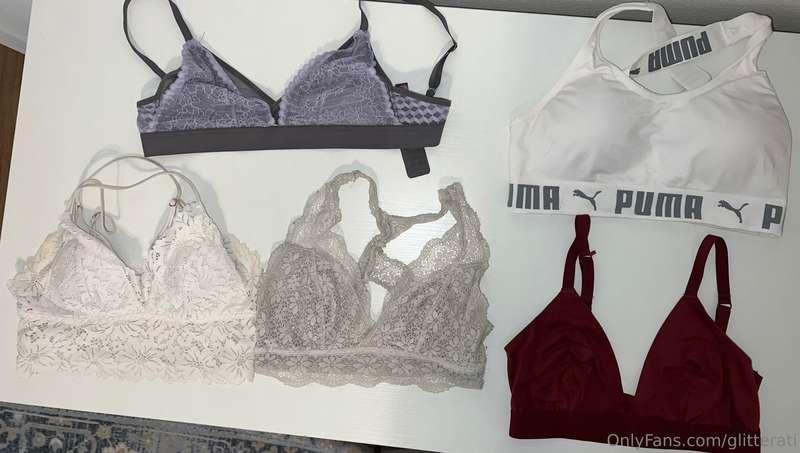 👙 WORN BRAS 👙  $25 each! Includes shipping and tracking! Pic..