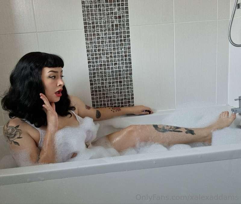 so sorry to call you in when I'm in the tub like this, but c..