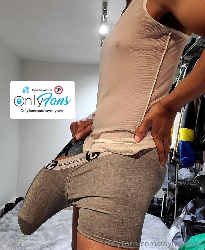 Looks like I'll have to go commando. This new line of "monst..