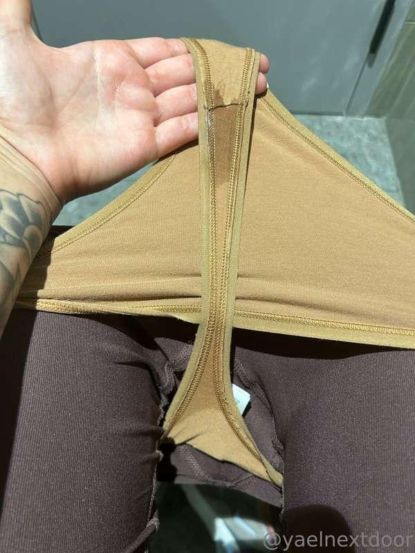 My thong after cardio today 🙂
