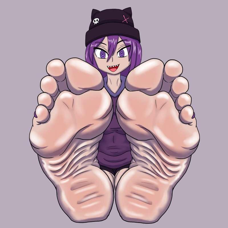 Maggie's meaty feet [shaded][Commission]
