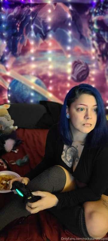Playing The Witcher and eating pizza until I feel appreciate..