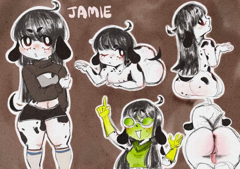 Finished Jamie sketch page 