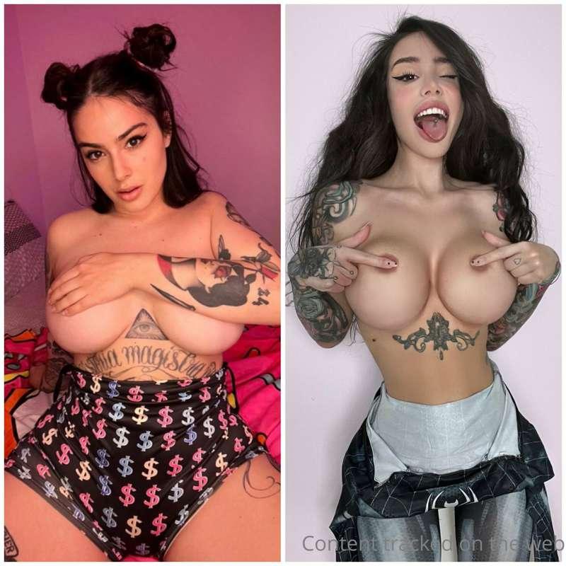 🇬🇧 My porn LeSbo sets with @vickyohw will be out starting fr..