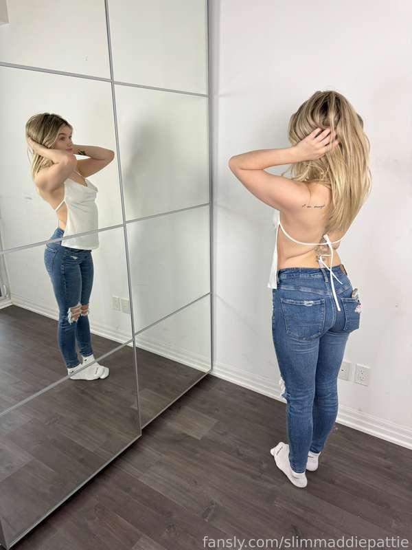 These jeans make my ass look stuffed 🤭😈🤤

#fyp #teen #18 #cutie #blonde