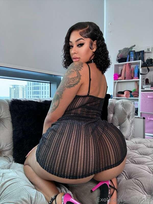 This dress is coming off in your imagination... or your DMs ..