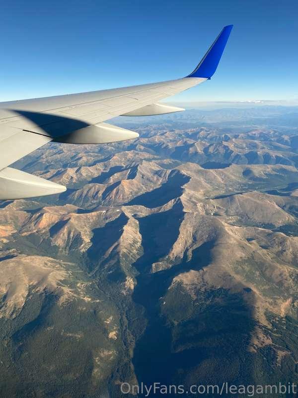 Just got back home. Swipe for a mile high surprise 🙃✈️ I’ll ..