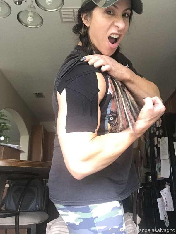 Well I got my shoulder working again. I have a small tear in..