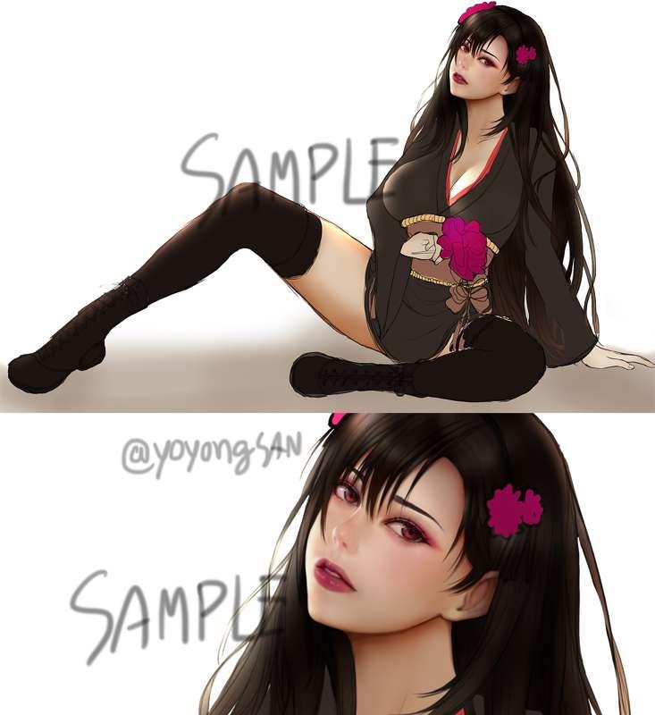 Painting Tifa sample