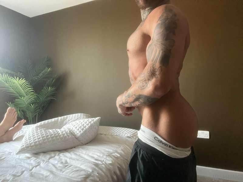 Teasing Cameron with my ass