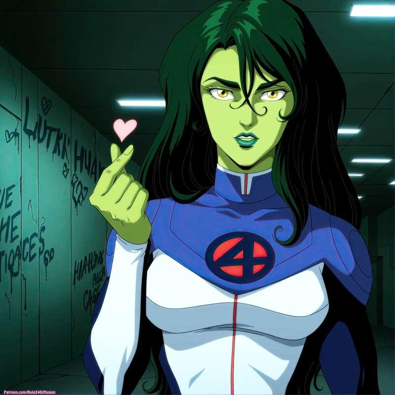 [Character Commission] She Hulk of Fantastic Four (2006) Animated Series [Gen 2.5]