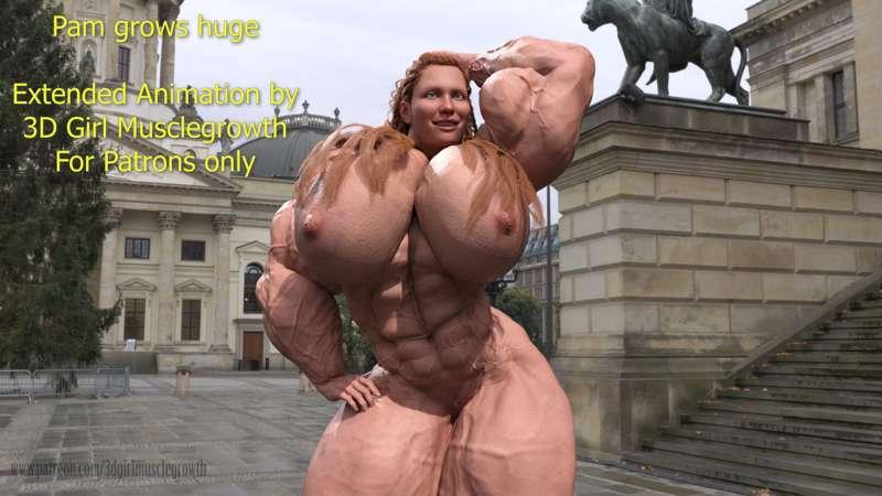 Pam grows huge