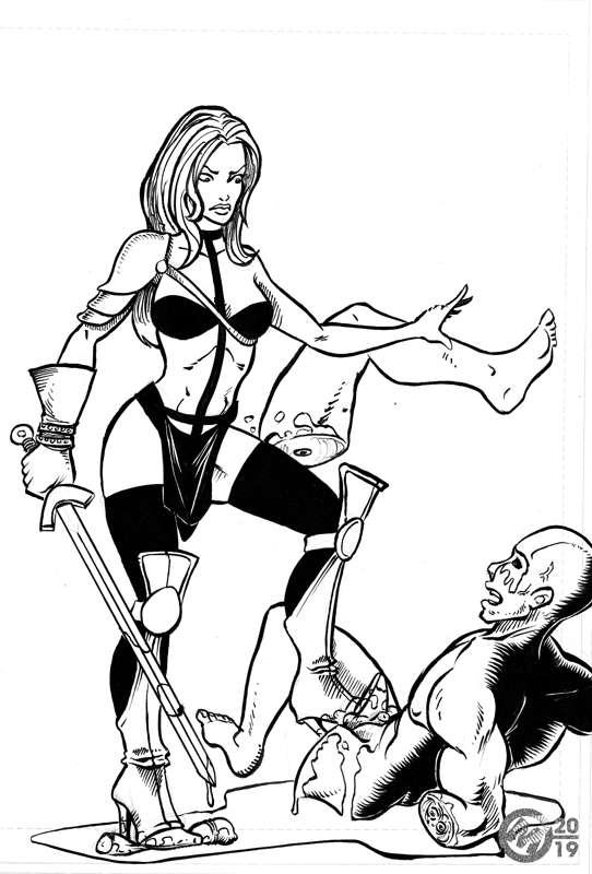 Mercyless Taarna Black and white
