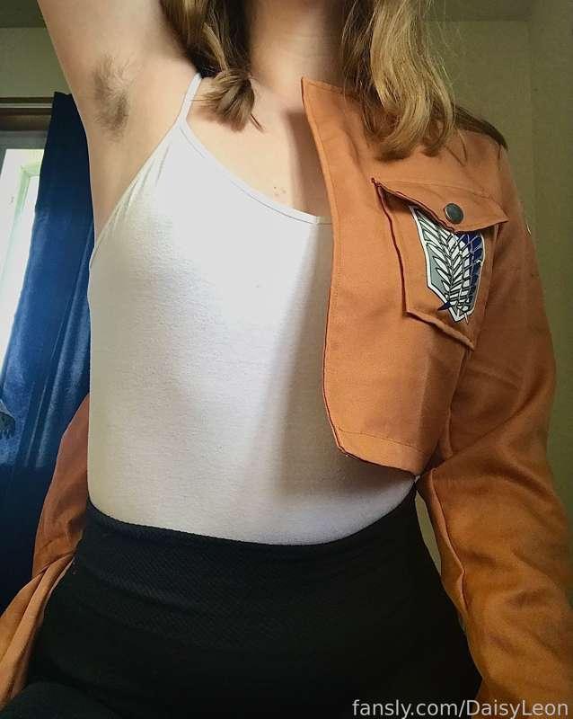 #cosplay #anime #mikasa #aot #attackontitan #armpits #hairy #armpitfetish
