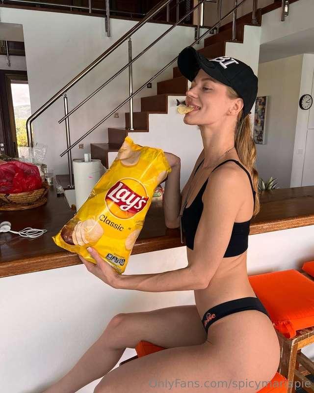 Yes, I like to indulge in something like chips sometimes, wh..