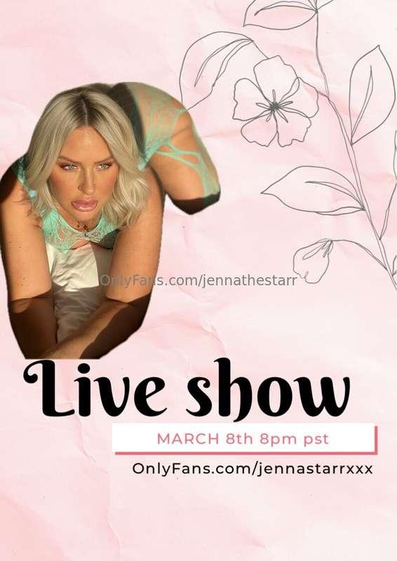 Tomorrow on my VIP @jennastarrxxx 