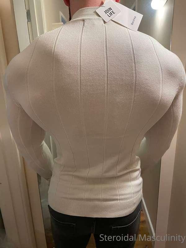 This is what it looks like when I try to squeeze my growing ..