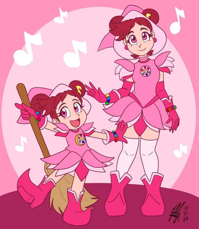 Ojamajo Doremi 25 anniversary (HD + Render)