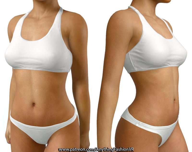 white underwear set