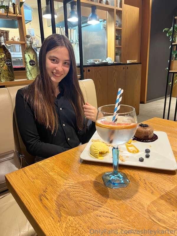 this chocolate lava cake is tempting, but i think there’s so..