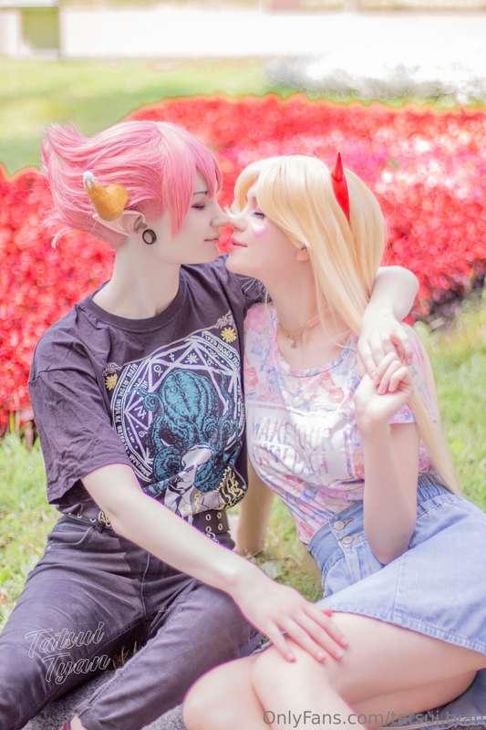 A lovely cosplay as Tom Lucitor (me) and Star Butterfly (my ..