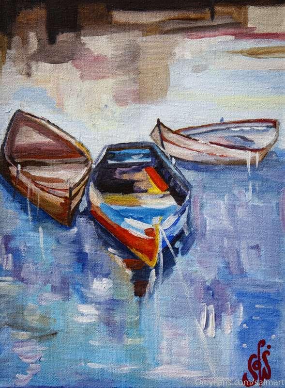 " BARCAS "
ÓLEO sobre lienzo 40 x 30
Octubre 2019

If you li..