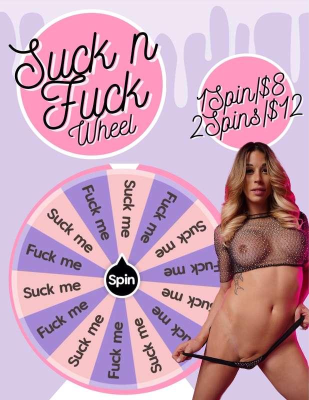 Wanna take me for a spin????? Are you gonna SUCK or FUCK???