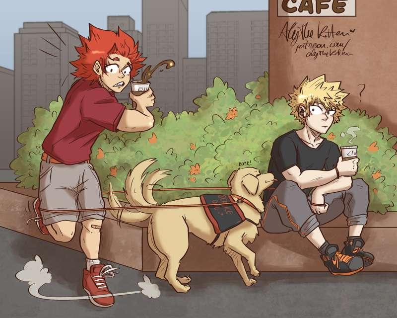 KiriBaku Month Day15_Pets
