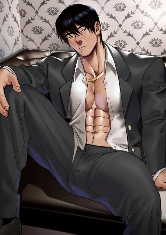 Toji in a suit