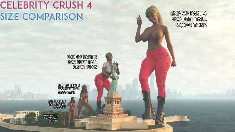 Celebrity Crush 4 Size Comparison