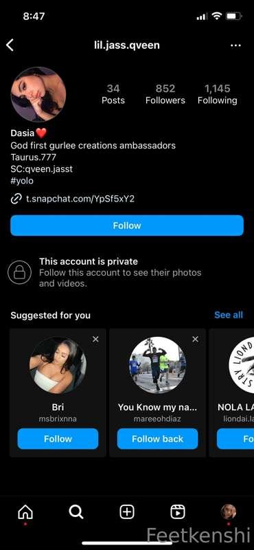 NONE OF THESE ARE ME. 
I got banned from Snapchat a long tim..
