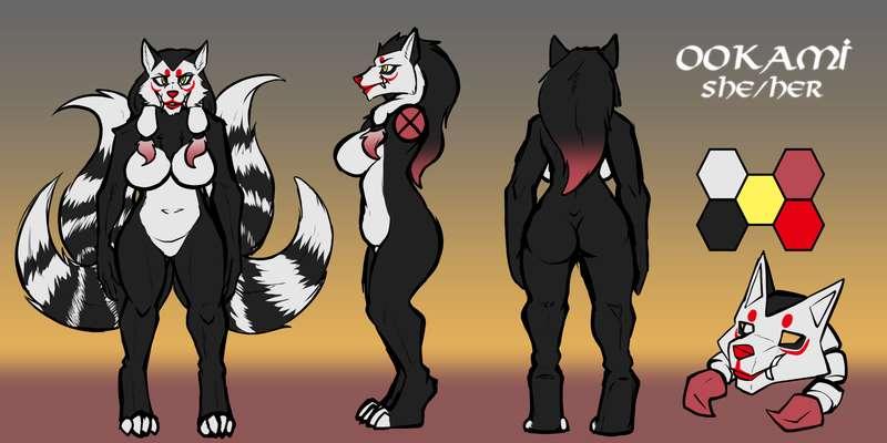 Ookami Ref sheet