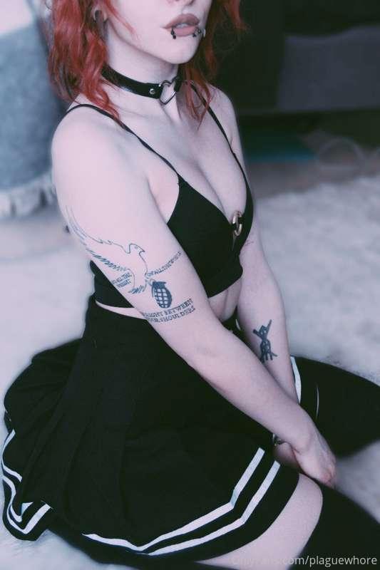 Just showing off my outfit.. 😇🖤