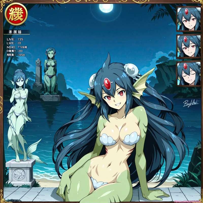 Giga Mermaid of Shantae Sexy Poses [Gen 2.5]