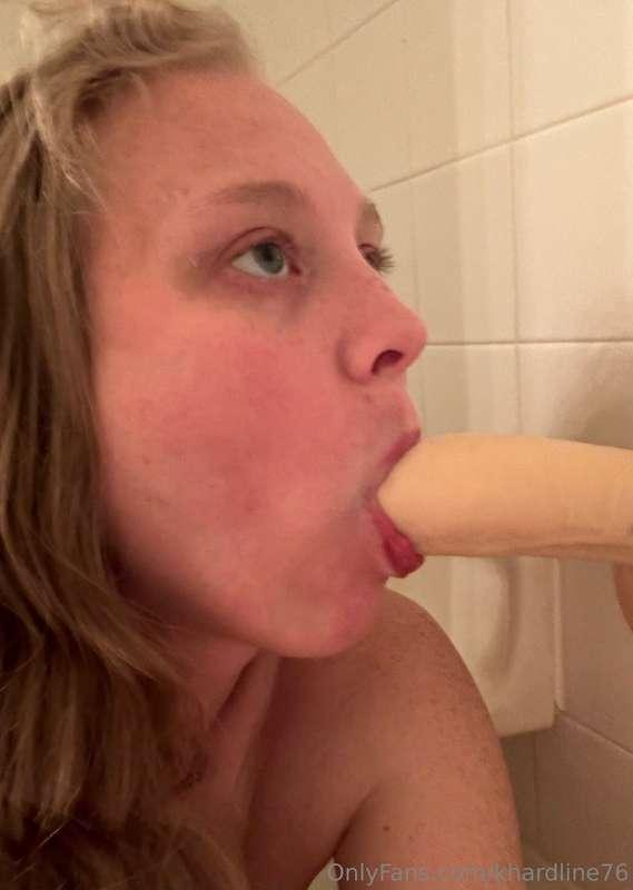 This is my favorite dildo. Practicing worshiping massive pen..