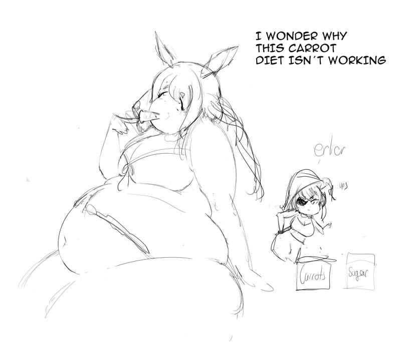 CHUNKY PEKO AND HORNI PIRATE (CONCEPT SKETCH)