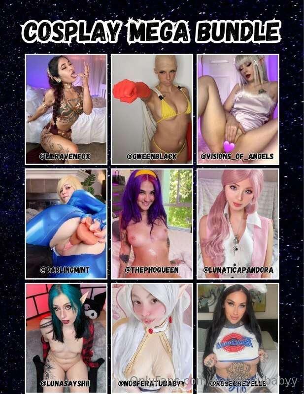 🌟 Cosplay MEGA Bundle 🌟💥 Caution: be prepared to have your m..
