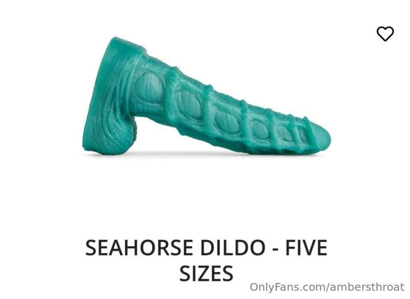 Contribute to help me buy a huge Mr Hankeys seahorse dildo! ..