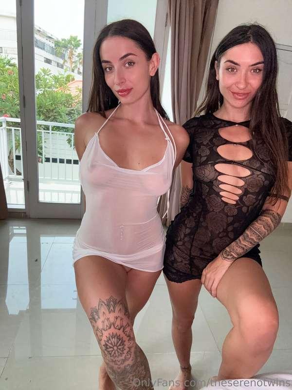 Do you like what we’re wearing or should we take it off?🙈 Se..