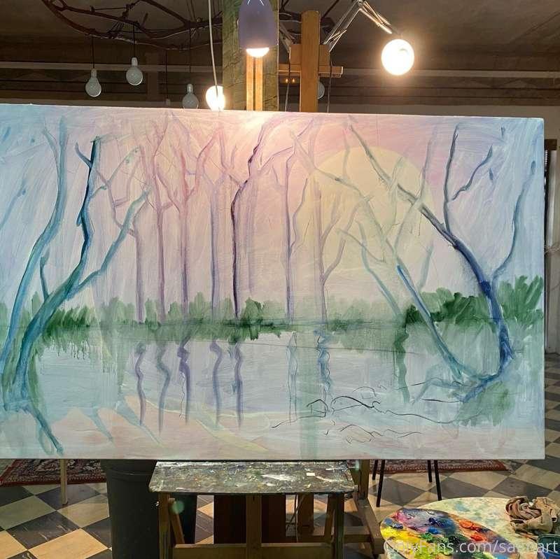 Work in progress … 
.
Óleo sobre lienzo 162 x 97