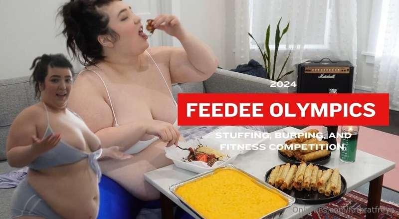 Feedee Olympics 2024 // Stuffing, Fitness, & Burping Trials ..