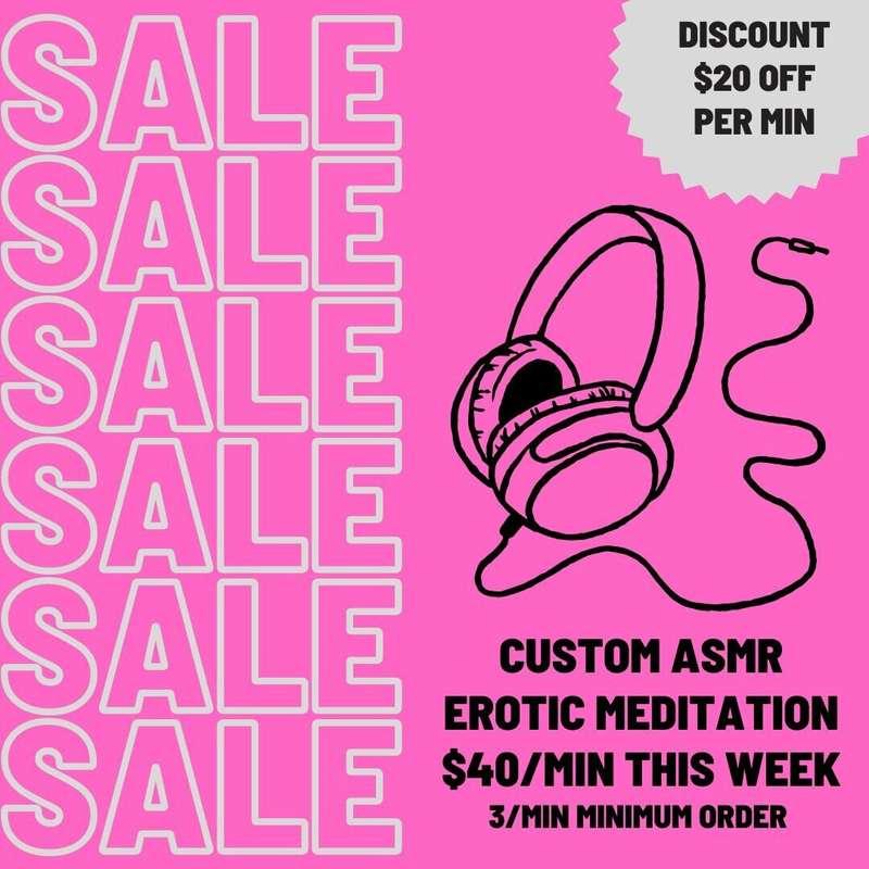 🔊 ASMR & EROTIC MEDITATION 🔊
Sale ends Sunday at Midnight!