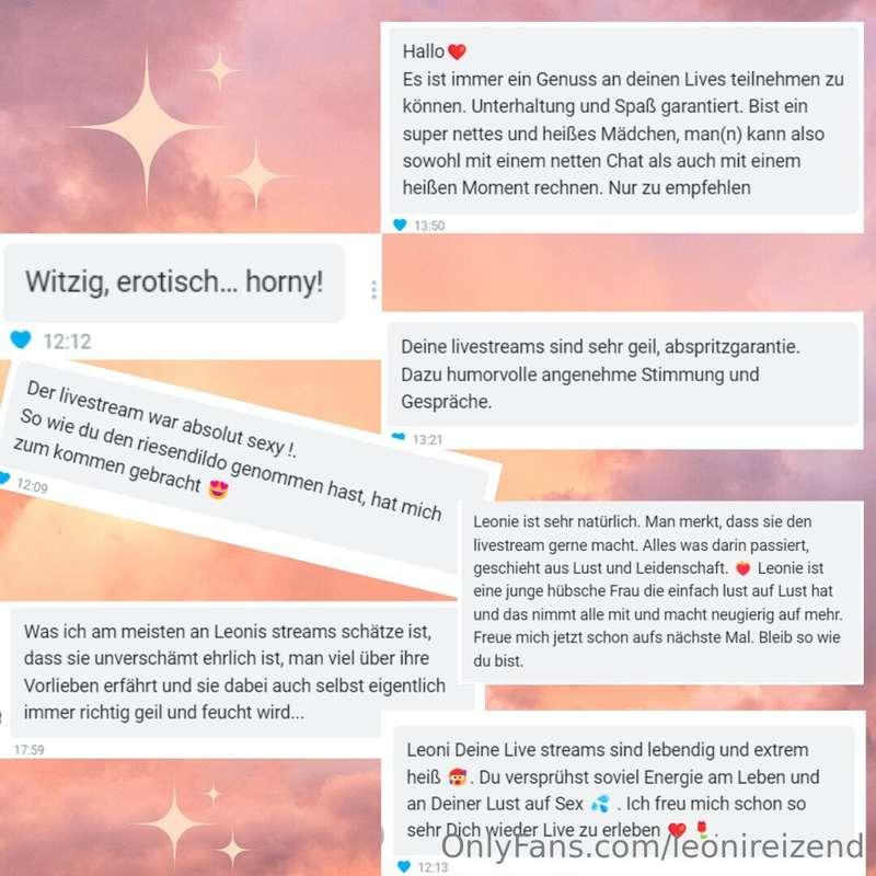 Ich habe so liebe und herzliche 💗 **Bewertungen** bekommen f..