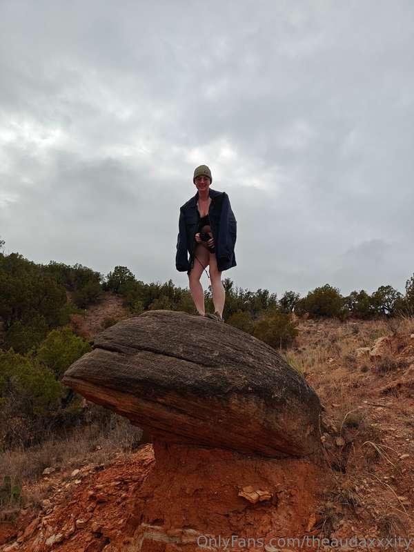 Ya boi got naked at Merus Adventure Park/Palo Duro Canyon 😁😁..