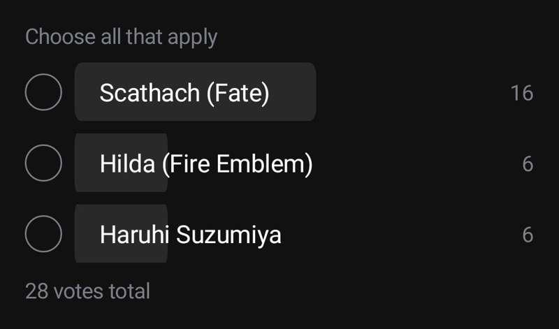 Bunny Poll 1 Result, Scathach!