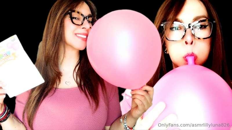 Did you watch my new ASMR YouTube video? #balloons #asmr