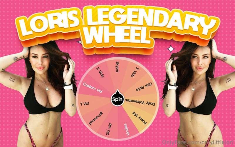 ⭐⭐⭐LEGENDARY PRIZES TO BE WON!! ⭐⭐⭐
Just $15 to spin and you..